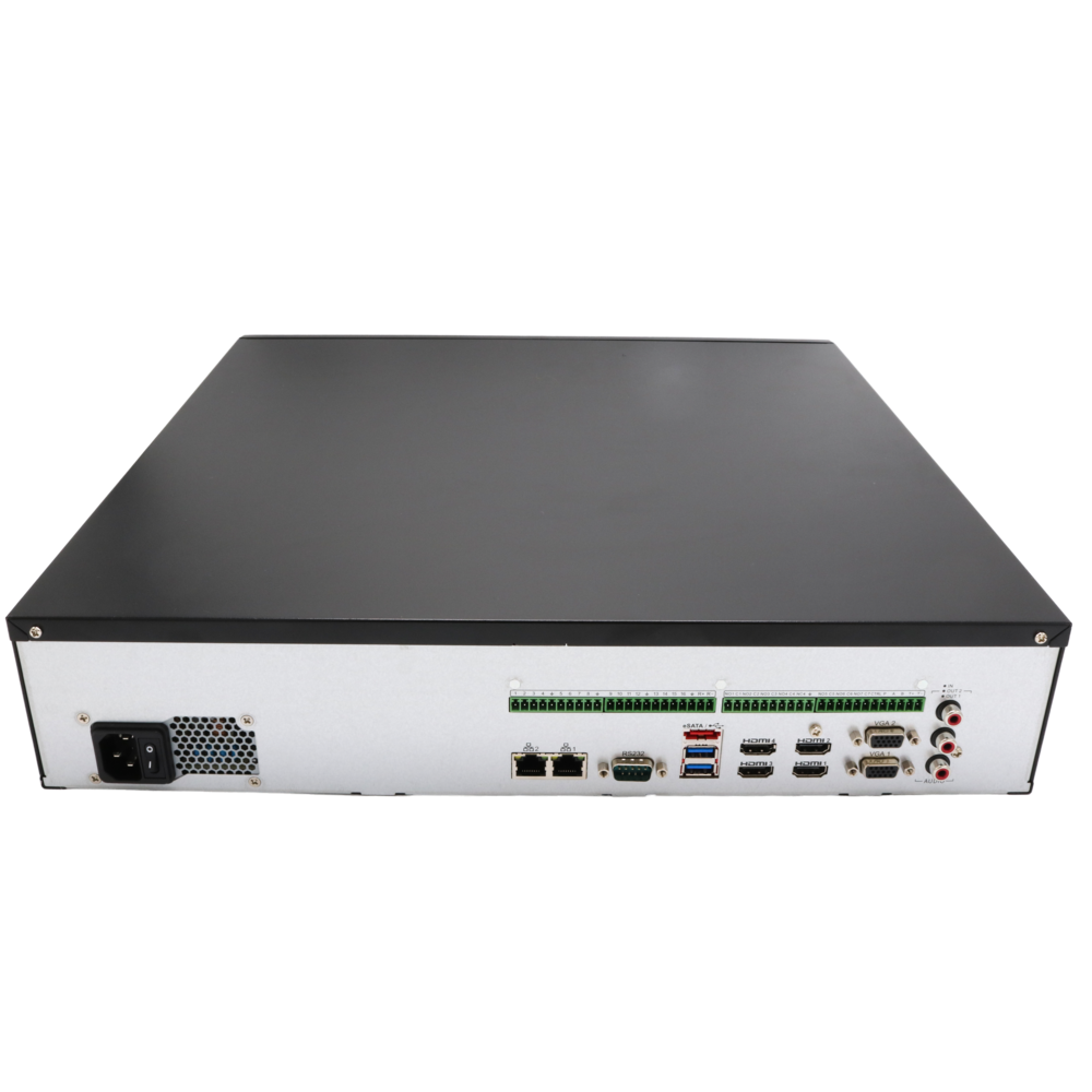 Luminys - R68-32NA128 - R6 Extreme Series NVR, 32MP 32 Channel 2U Dual NIC, 8SATA, Analytics by Recorder Including Metadata, LumiSearch Supported, 128TB