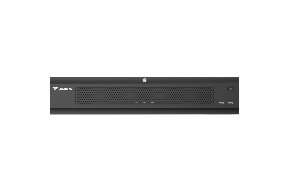 Luminys - R68-32NA128 - R6 Extreme Series NVR, 32MP 32 Channel 2U Dual NIC, 8SATA, Analytics by Recorder Including Metadata, LumiSearch Supported, 128TB