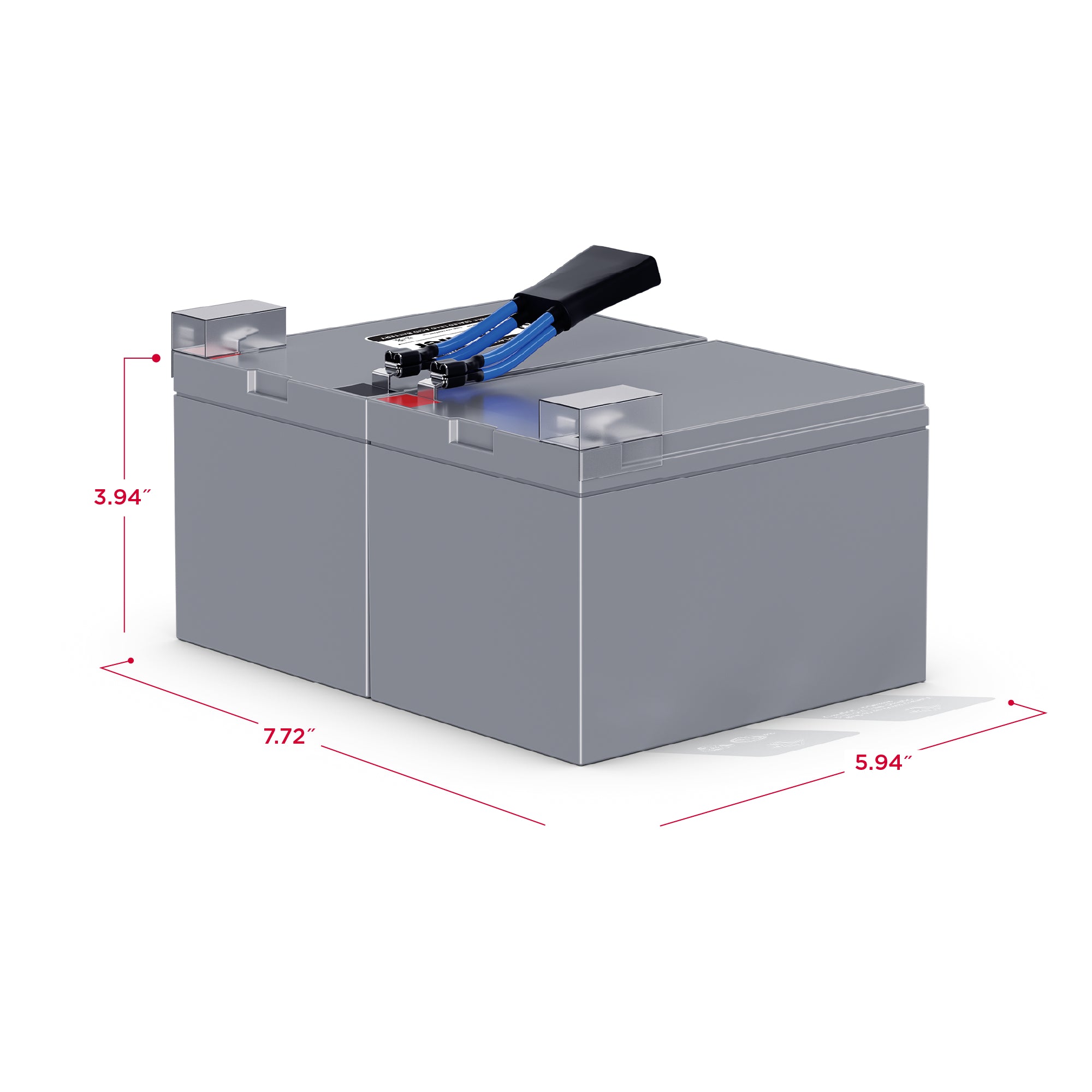 CYBERPOWER - RB12120X2B - CyberPower Replacement Battery Pack for PR1000LCD, 18 Month Warranty