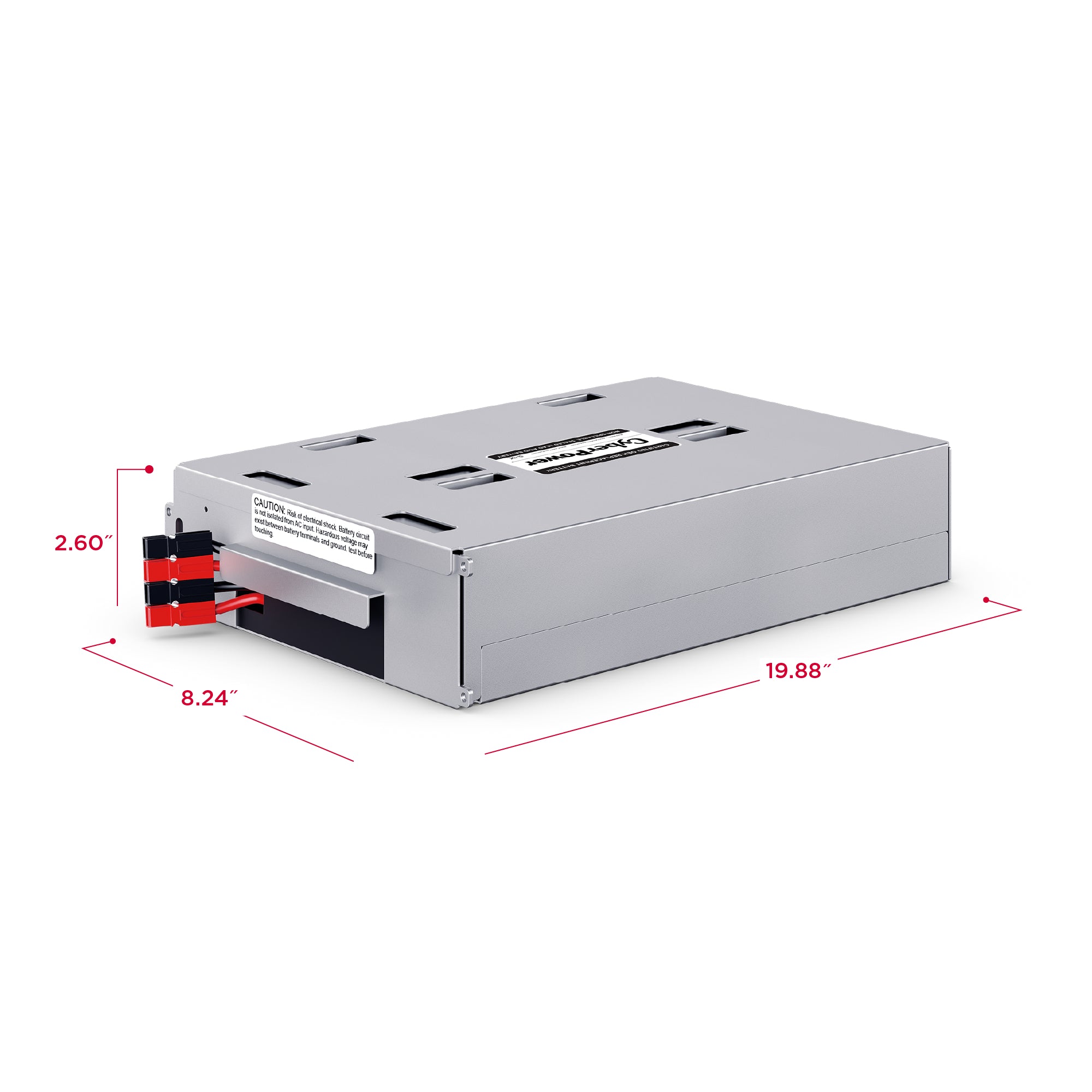 CYBERPOWER - RB1270X4E - Replacement Battery Cartridge for OR1500PFCRT2U, 4 batteries, 12V/7AH, Sealed lead-acid, 18 month warranty