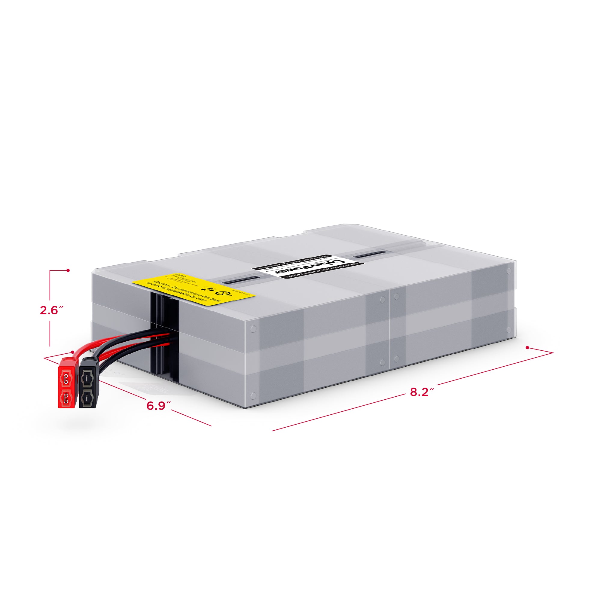 CYBERPOWER - RB1270X4G - Replacement Battery for OR1500PFCRT2U, 4 Batteries, 12V/7Ah, Sealed Lead-Acid, 18 Month Warranty