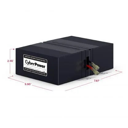 CYBERPOWER - RB1280X2A - Replacement Battery Cartridge for CP1500AVRT, CP1500AVRLCD, 2 batteries, 12V/9AH, Sealed lead-acid, 18 month warranty