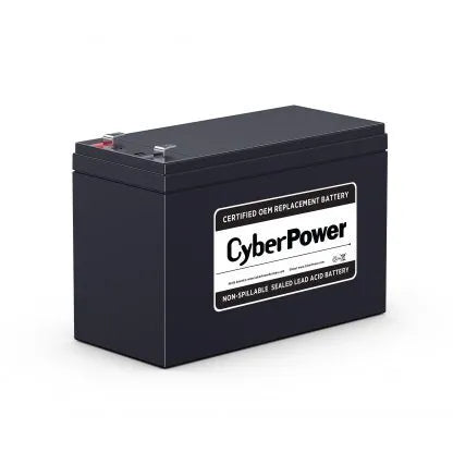 CYBERPOWER - RB1290 - Replacement Battery Cartridge for CP1000AVRLCD, 1 battery, 12V/9AH, Sealed lead-acid, 18 month warranty