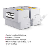 CYBERPOWER - RB1290X16 - Replacement Battery Cartridge for PR5000LCDRTXL5U &amp; PR6000LCDRTXL5U, 16 batteries, 12V/9AH, Sealed lead-acid, 18 month warranty