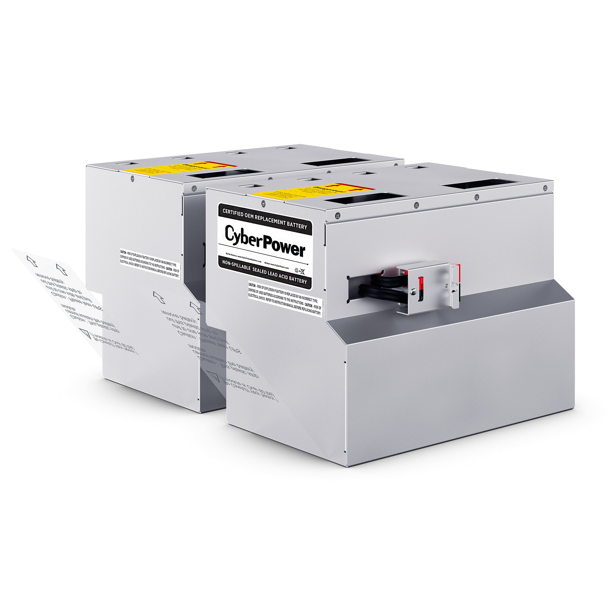 CYBERPOWER - RB1290X16 - Replacement Battery Cartridge for PR5000LCDRTXL5U & PR6000LCDRTXL5U, 16 batteries, 12V/9AH, Sealed lead-acid, 18 month warranty