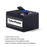 CYBERPOWER - RB1290X2B - REPLACEMENT BATTERY CARTRIDGE, 2 BATTERIES, 12V/9AH, SEALED LEAD-ACID, 18 MONTH WARRANTY