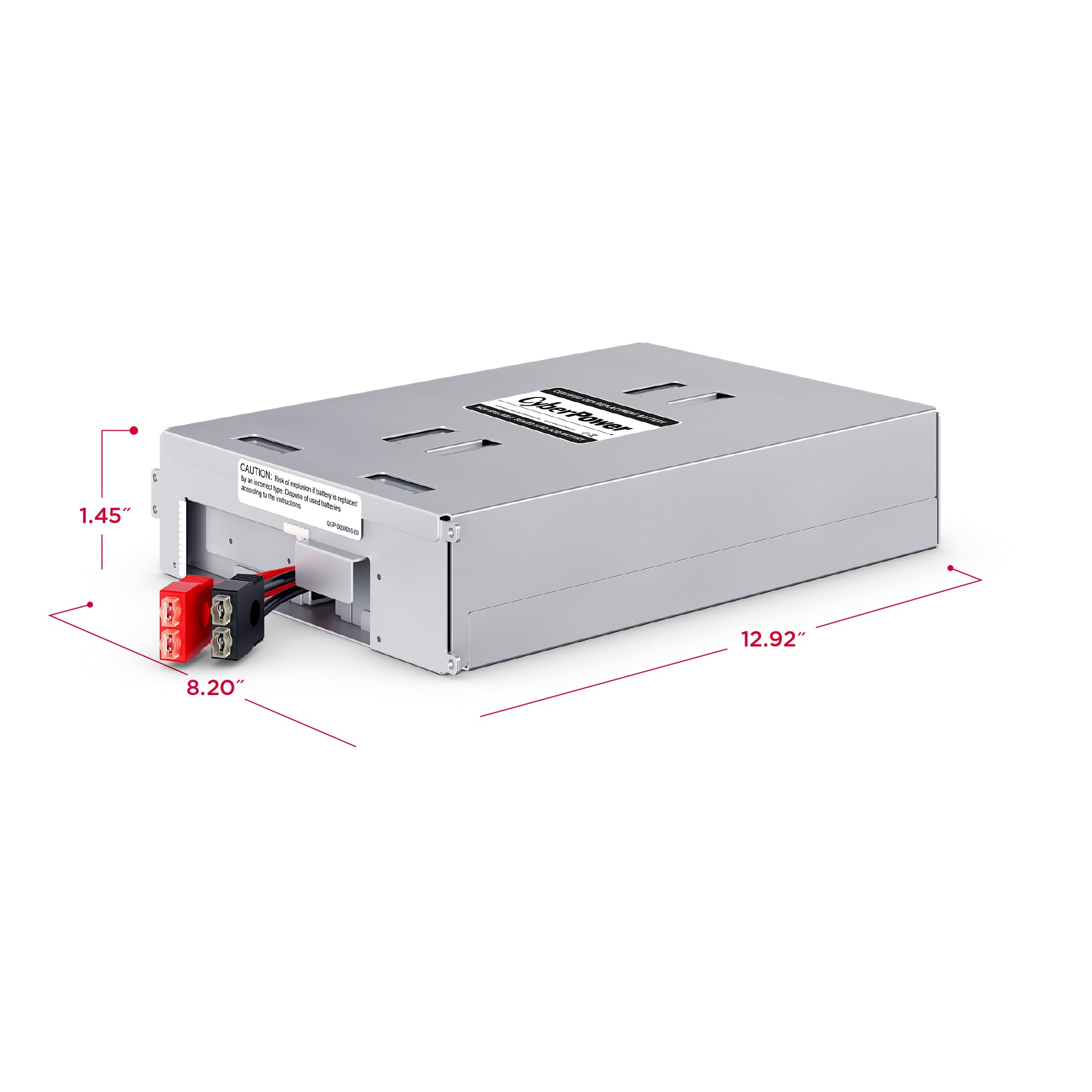 CYBERPOWER - RB1290X4C - Replacement Battery Cartridge for OR2200PFCRT2U and OR2200PFCRT2Ua, 4 batteries, 12V/9AH, Sealed lead-acid, 18 month warranty