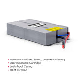 CYBERPOWER - RB1290X4F - REPLACEMENT BATTERY CARTRIDGE FOR PR1500LCDRTXL2U / PR1500LCDRTXL2UTAA / PR1500LCDRTXL2UN / PR2200LCDRT2U / PR2200LCDRT2UN / PR2200LCDRTXL2U / PR2200LCDRTXL2UTAA / PR3000LCDRT2U / PR3000LCDRTXL2U / PR3000LCDRTXL2UN / PR3000LC