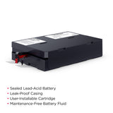 CYBERPOWER - RB1290X4J - CyberPower RB1290X4J UPS Replacement Battery, 4 x 12V/9Ah, 18-month Warranty