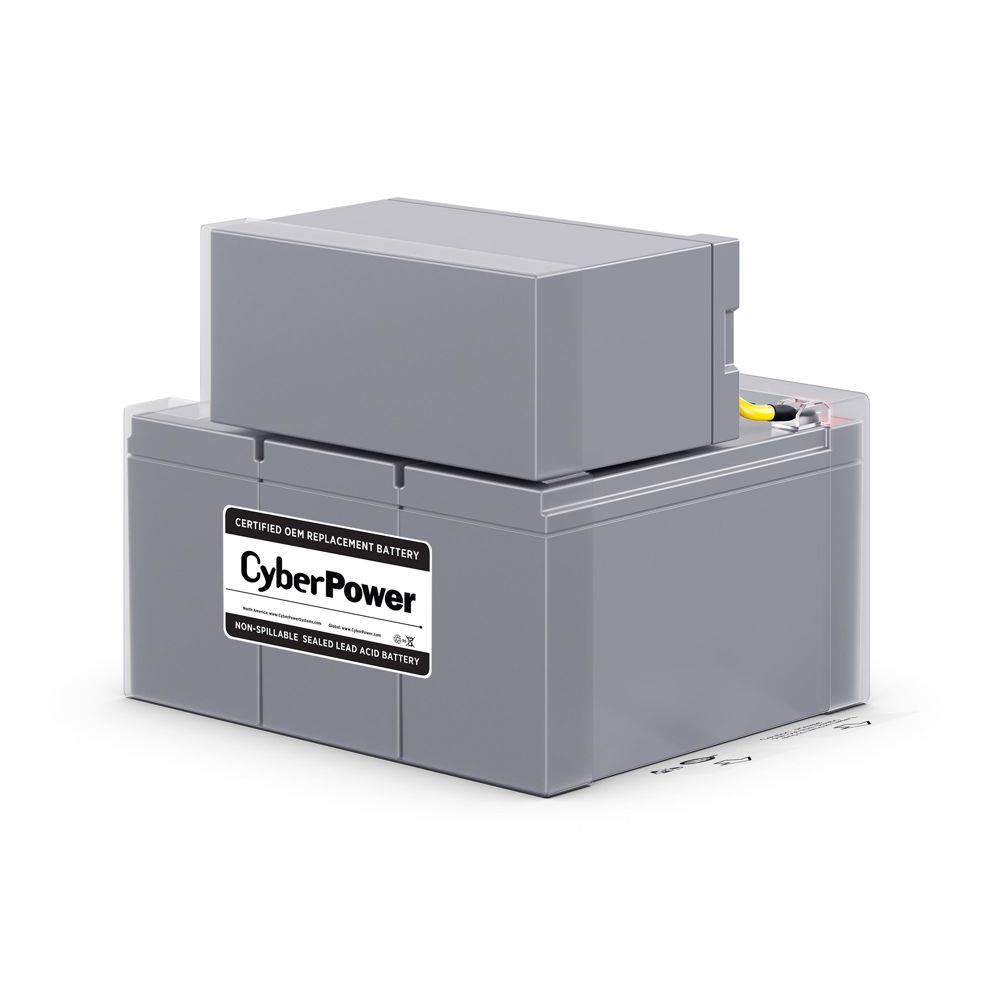CYBERPOWER - RB1290X4K - REPLACEMENT BATTERY CARTRIDGE FOR PR2200LCDSL & PR3000LCDSL , 4 BATTERIES, 12V/9AH, SEALED LEAD-ACID, 18 MONTH WARRANTY