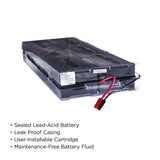 CYBERPOWER - RB1290X6B - Replacement Battery Cartridge for BP72V60ART2U, 18 Month Warranty