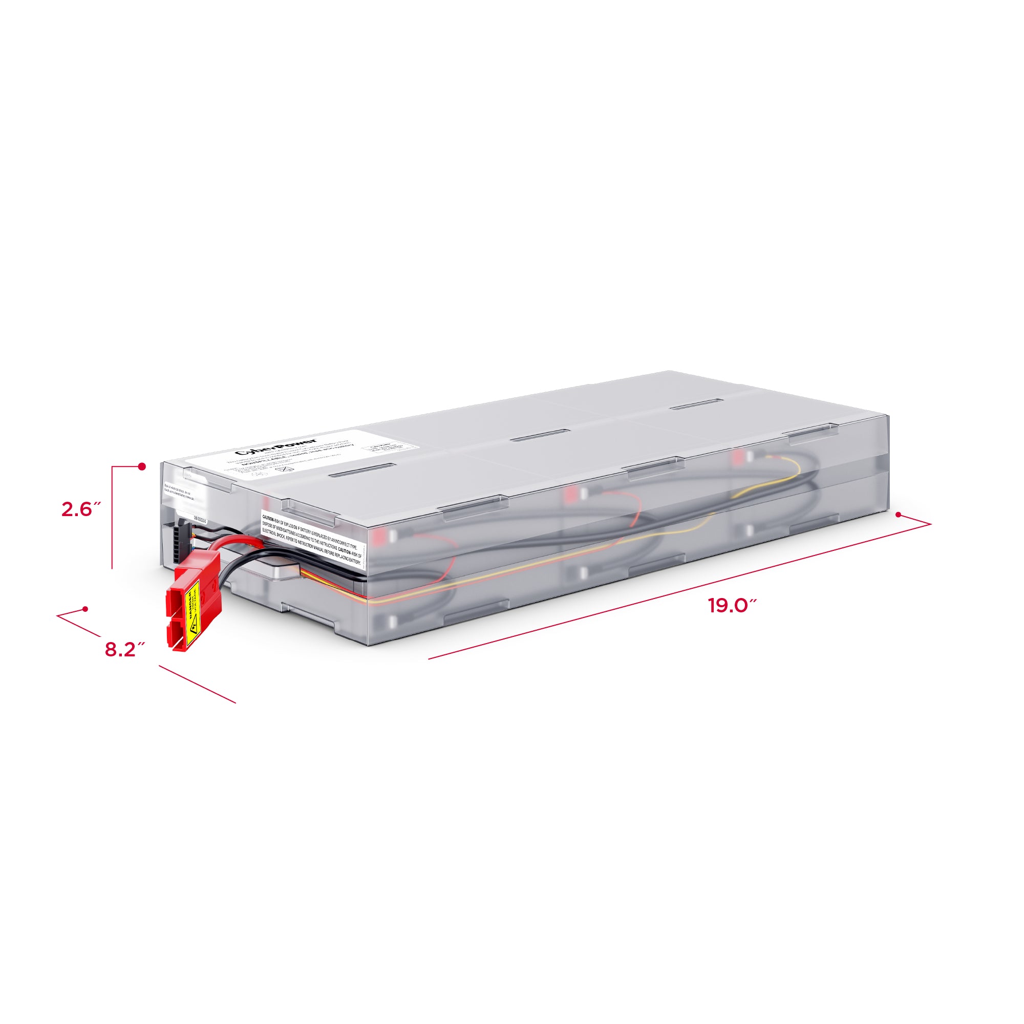 CYBERPOWER - RB1290X6D - Replacement Battery Cartridge for BP144VL2U01, 18 Month Warranty