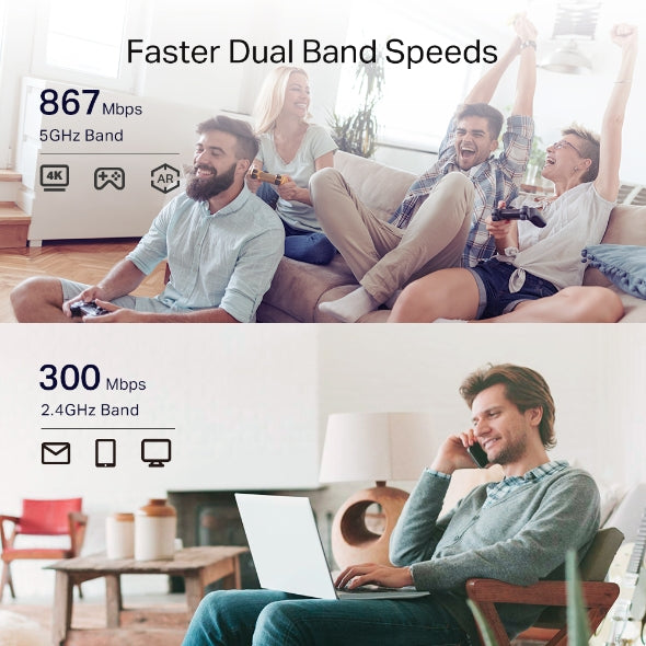 TP-Link - RE330 - AC1200 Mesh Wi-Fi Extender