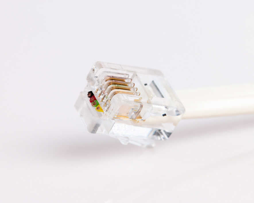 Jonard Tools - RJ11-100 - RJ11 Pass-Through Connectors (Pack of 100)