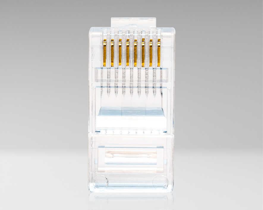 Jonard Tools - RJ45-R510 - Standard Cat5e RJ45 Connectors for Telephone Cable (Pack of 10)