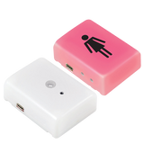 SECO-LARM - RM-R100-KB1Q - 1-Room Occupancy Monitor Kit. Contains Sensor, 1-Room indicator, USB Cable and decals. Powered by 12VDC or USB.
