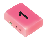 SECO-LARM - RM-R100-RB1Q - 1-Room Indicator with Buzzer - Single Channel LED Receiver, Powered by 12VDC or USB.