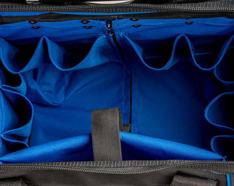 Jonard Tools - RTB-18 - Professional Rolling Tool Bag, 18 Pockets, 16