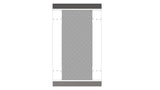 Hikvision - DS-K3B601-BASE900-M - M Turnstile Base 900mm