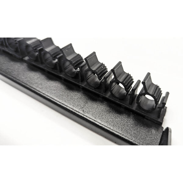 GoSimplyConnect - S45-2024UP - 24 Port PROSeries Unloaded UTP Keystone Patch Panel, Removable Face Plate, 1RU, Cable Management Bracket, cable ties and rack screws. 1ea/box