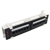 Simply 45 - S45-2512 - 12 Port Loaded UTP Cat5e Patch Panel, 110 style, Wall Mount Bracket, Cable Ties and Rack Mount Screws. 1ea/box