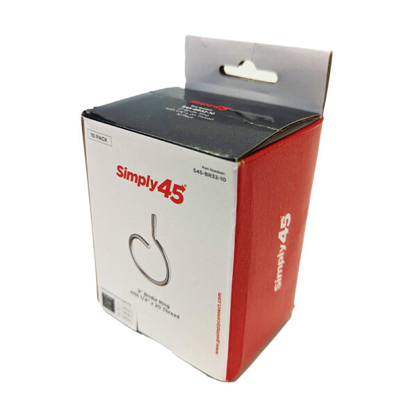 GoSimplyConnect - S45-BR32-100 - Bridle Rings, Thread 1/4