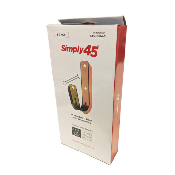 GoSimplyConnect - S45-JH64-5 - Standard J Hooks, Size 4