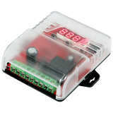 SECO-LARM - SA-025MQ - Multifunction Timer 12~24VDC with, Auto garage door or gate closer, Guard awake timer, Pulse stretcher, Timed relay output, Timed pulse relay, Counter, Timer.