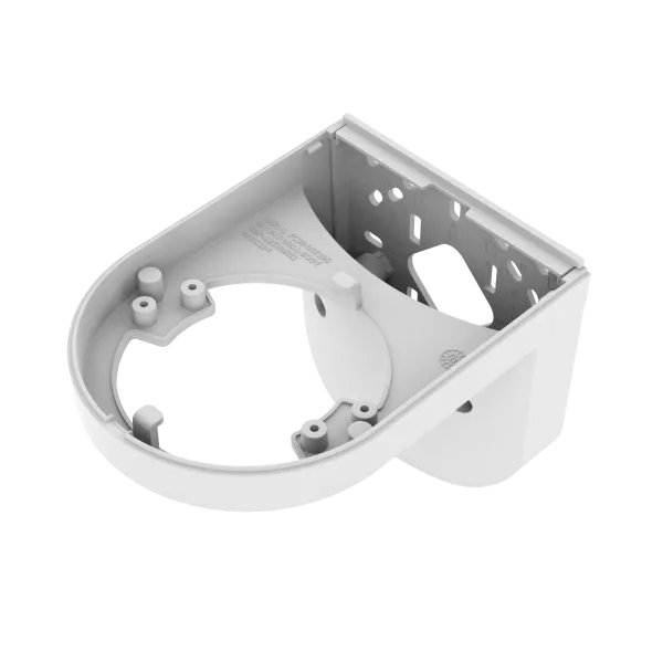 Hanwha - SBP-125WMW1 - Wall/Pole mount for: QNV-C8011R/C8012/C9011R, QND-6011/6021/8011/8021, QND-6012R/6022R,
 QND-6082R, QNE-8011R/8021R, LND-6012R/6022R/6072R, QND-7012R/7022R/7082R (Stainless steel straps are NOT included, compatible with SBP-150