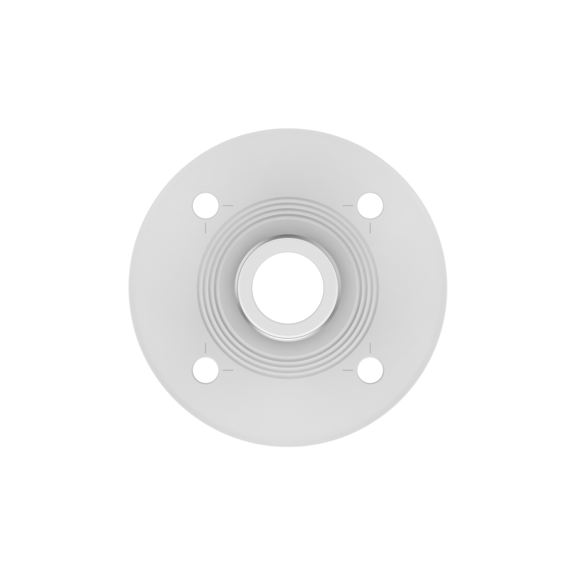Hanwha - SBP-140CMB - Ceiling mount base (w/o conduit holes), compatible with extension pipes: SBP-150CMP/300CMP/900CMP