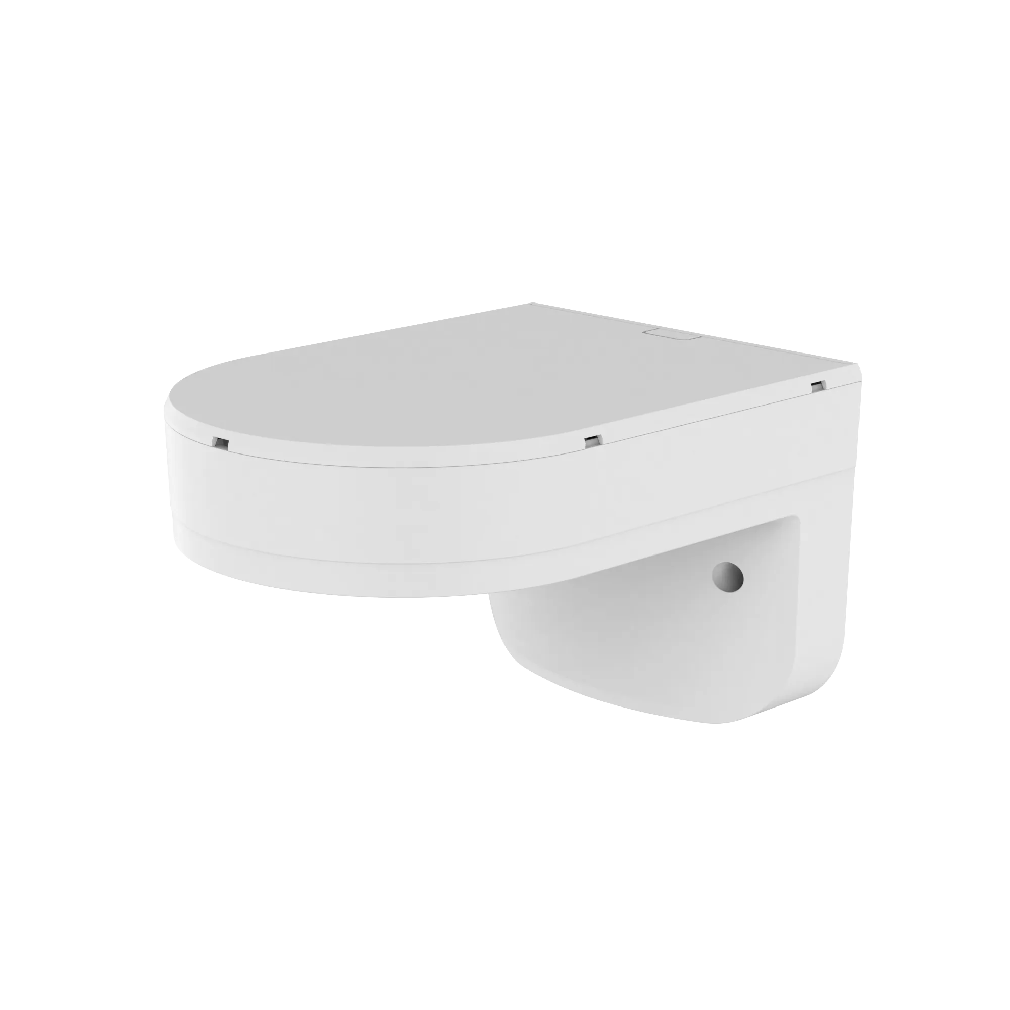 Hanwha - SBP-140WMW - Wall/Pole mount. Compatible with: QNV-C8083R/QNV-C9083R (Stainless steel straps are NOT included, compatible with SBP-150S and SBP-060S)