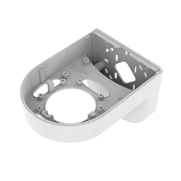 Hanwha - SBP-140WMW - Wall/Pole mount. Compatible with: QNV-C8083R/QNV-C9083R (Stainless steel straps are NOT included, compatible with SBP-150S and SBP-060S)