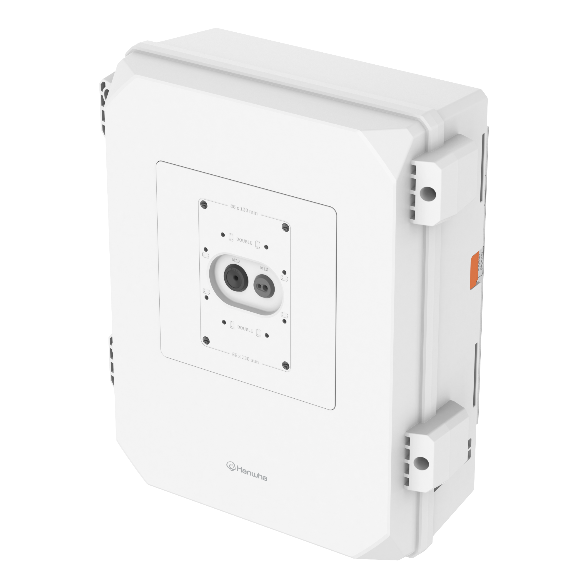 Hanwha - SBP-150NBW - Installation Cabinet compatible with
 1. Camera Direct: QNV-C8083R/C9083R, XND-C6083RV/C7083RV/C8083RV/C9083RV, XNV-C6083R/C7083R/C8083R/C9083R, XND-6083RV/8083RV/9083RV, XNV-6083R/8083R/8093R/9083R
 2. SBP-156WMW , SBP-250WMW, 