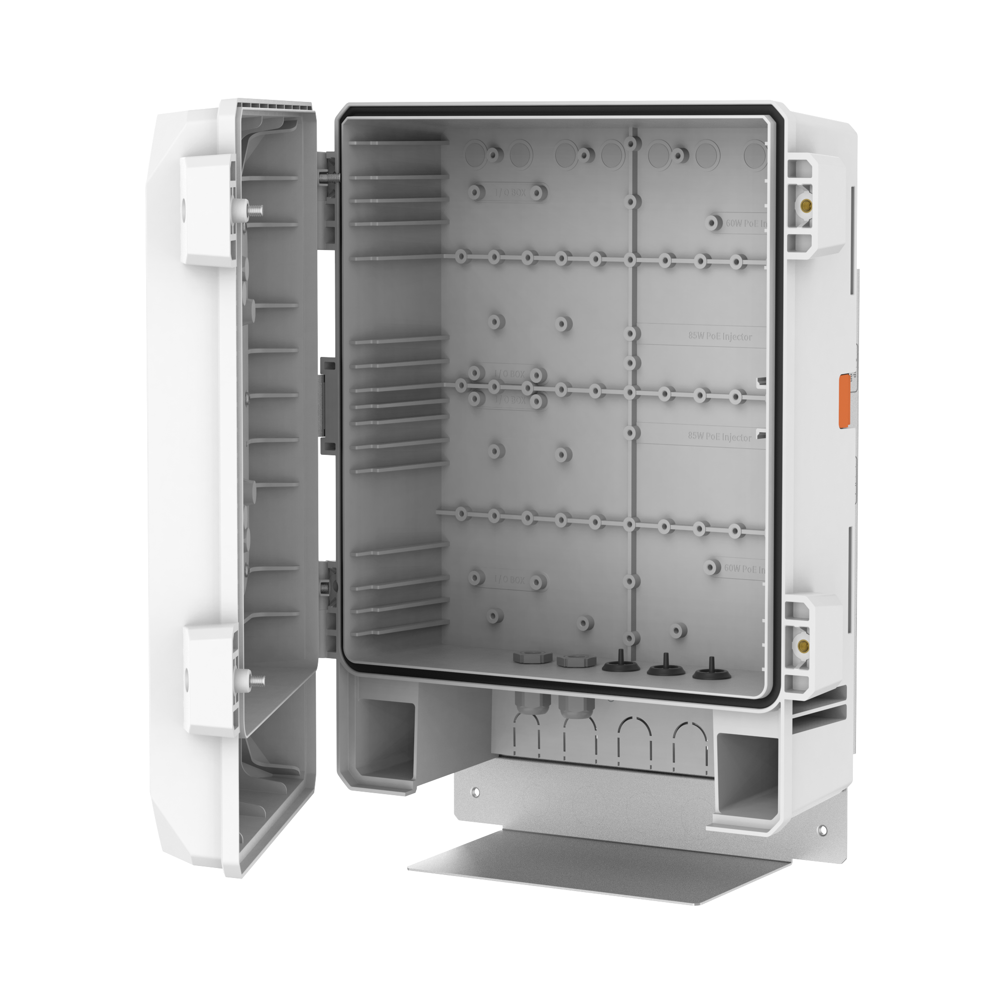 Hanwha - SBP-150NBW - Installation Cabinet compatible with
 1. Camera Direct: QNV-C8083R/C9083R, XND-C6083RV/C7083RV/C8083RV/C9083RV, XNV-C6083R/C7083R/C8083R/C9083R, XND-6083RV/8083RV/9083RV, XNV-6083R/8083R/8093R/9083R
 2. SBP-156WMW , SBP-250WMW, 