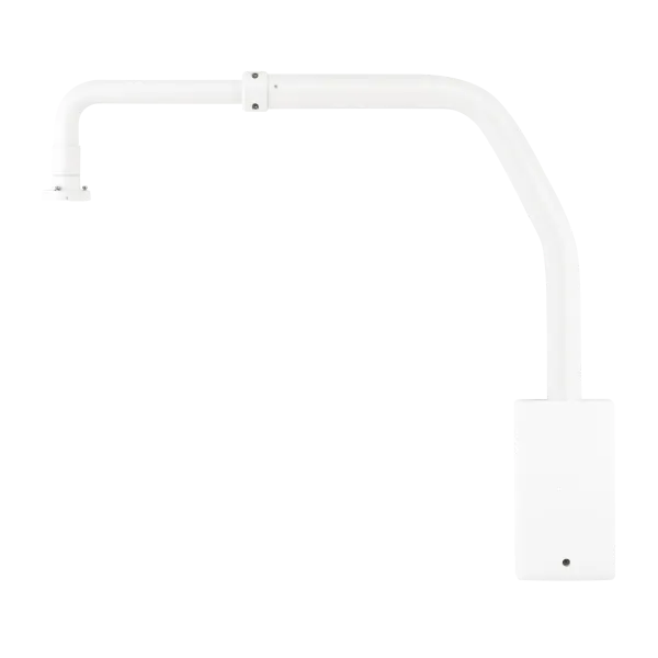 Hanwha - SBP-156LMW - Telescopic Parapet Mount, White color parapet mount , Weight : 7.1 kg (15.7 lb), Product dimensions: 853~1116x1000x95mm(33.6~43.9x39.4x3.8
