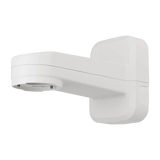 Hanwha - SBP-156WMW - Wall/Pole mount, Material : Aluminum, Color : White, Dimensions :135(W)x183(H)x302(D)mm (5.31x7.20x11.89"), Compatible with: XNP-9300RW/8300RW/6400RW, QNP-6320R/6250R/6320H/6250H. Stainless Steel Pole straps are not included.