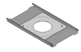 Hanwha - SBP-302F - Ceiling tile support plate for the XND-6081FZ/8081FZ, XND-6081RF/8081RF, XND-9082RF/8082RF and SHD-3000F5