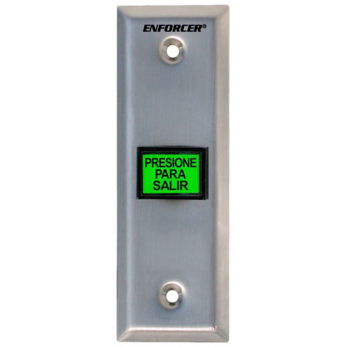 SECO-LARM - SD-7103GC-PTQ - Illuminated RTE Plate with Built-in Timer – Slimline