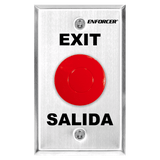 SECO-LARM - SD-7213-RSP - RTE Plate with Pneumatic Timer, Red