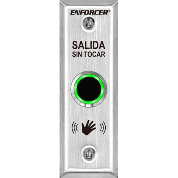 SECO-LARM - SD-9163-KS1Q - Outdoor No-Touch Sensor with Spanish message, slimline. Adjustable sensing range and relay trigger duration. 