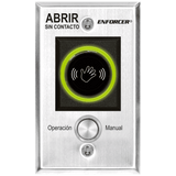 SECO-LARM - SD-927PKC-NSVQ - Indoor No-Touch Sensor with Override Button - Spanish. ETL Listed. Conforms to UL Std. 294