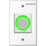 SECO-LARM - SD-927PWCQ - IR No-Touch Request-To-Exit Sensor with white plate & white body. Green illuminated ring turns red and 3A relay is triggered when hand is passed in front of the plate. Includes decals in English, Spanish, and French.