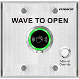 SECO-LARM - SD-9463-KSVQ - Wave To Open RTE with override button, Double Gang. ETL Listed. Conforms to UL Std. 294