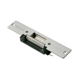 SECO-LARM - SD-994C24 - Electric Door Strike for wood-framed doors. 24VDC, Fail-safe (door unlocks when power is lost) or fail-secure (door locks when power is lost) operation. Indoor use only. ANSI-sized: 7¹⁵/₁₆"x1¼"x1⅜". UL Listed
