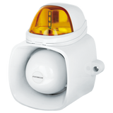 SECO-LARM - SH-816S-SMQ/A - 4-in-1 Multi-Purpose Siren/Strobe (Amber). The ENFORCER 4-in-1 Multi-Purpose Siren/Strobe is multiple communication and signaling devices in one: siren, internal message (up to 2MB .WAV or MP3), broadcast, and (SH-816S-SMQ