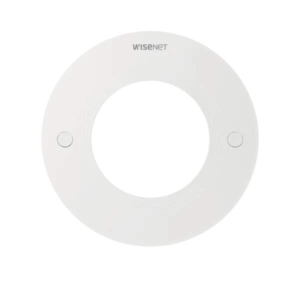 Hanwha - SHD-1128FPW - Plenum rated flush mount, white color. Compatible with: QNF-8010/9010, HCD-6010/6020R/7010RA/7020RA/7030RA, QND-6011/6021/8011/8021/6012R/6022R/6032R/ 7010R/7020R/7030R/8010R/8020R/8030R, LND-6012R/6022R/6032R, XND-6010/6020R/8