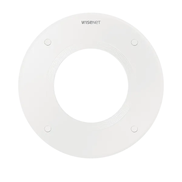Hanwha - SHP-1680FPW - White color PTZ flush mount. Compatible with HCP-6320/6320A, QNP-6230/6250/6320, XNP-6320/6321/6120H