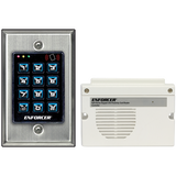 SECO-LARM - SK-4131-SPSQ - Split-series Keypad with Proximity Reader, keypad and control board are separated for high security applications, built-in proximity card reader: 125kHz (EM125), 1200 users over 3 outputs, code length: 4~8 digits, 12~24VDC 
