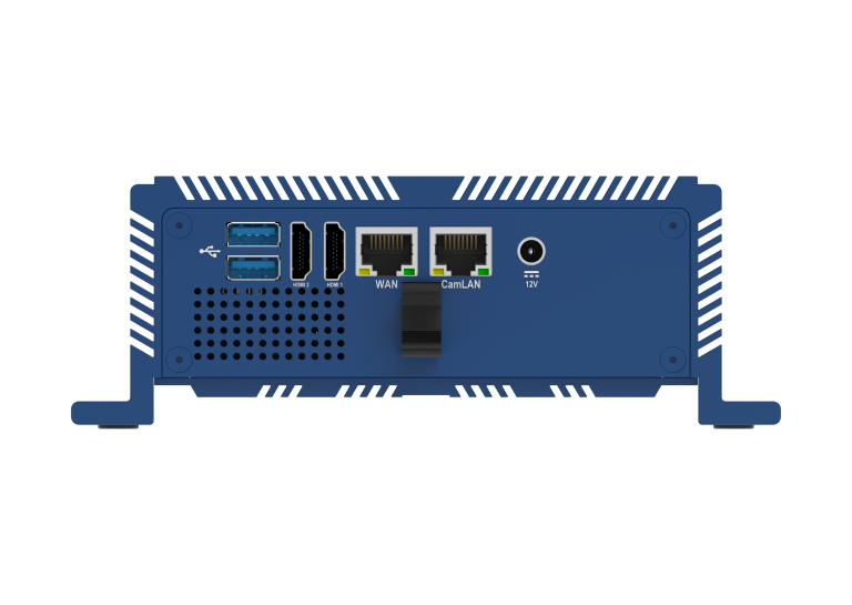 Hanwha - SKY-BR426p-0 - CMVR 426+ with 4TB (Compact and Ruggedized Form Factor)
 4MP: 20CH, Analytics: 15CH, up to 2 LPR cameras, 16TB HDD (35 days for 20 cameras @ 4MP), 2x HDMI
 This product is subject to the Wisenet SKY agreement.