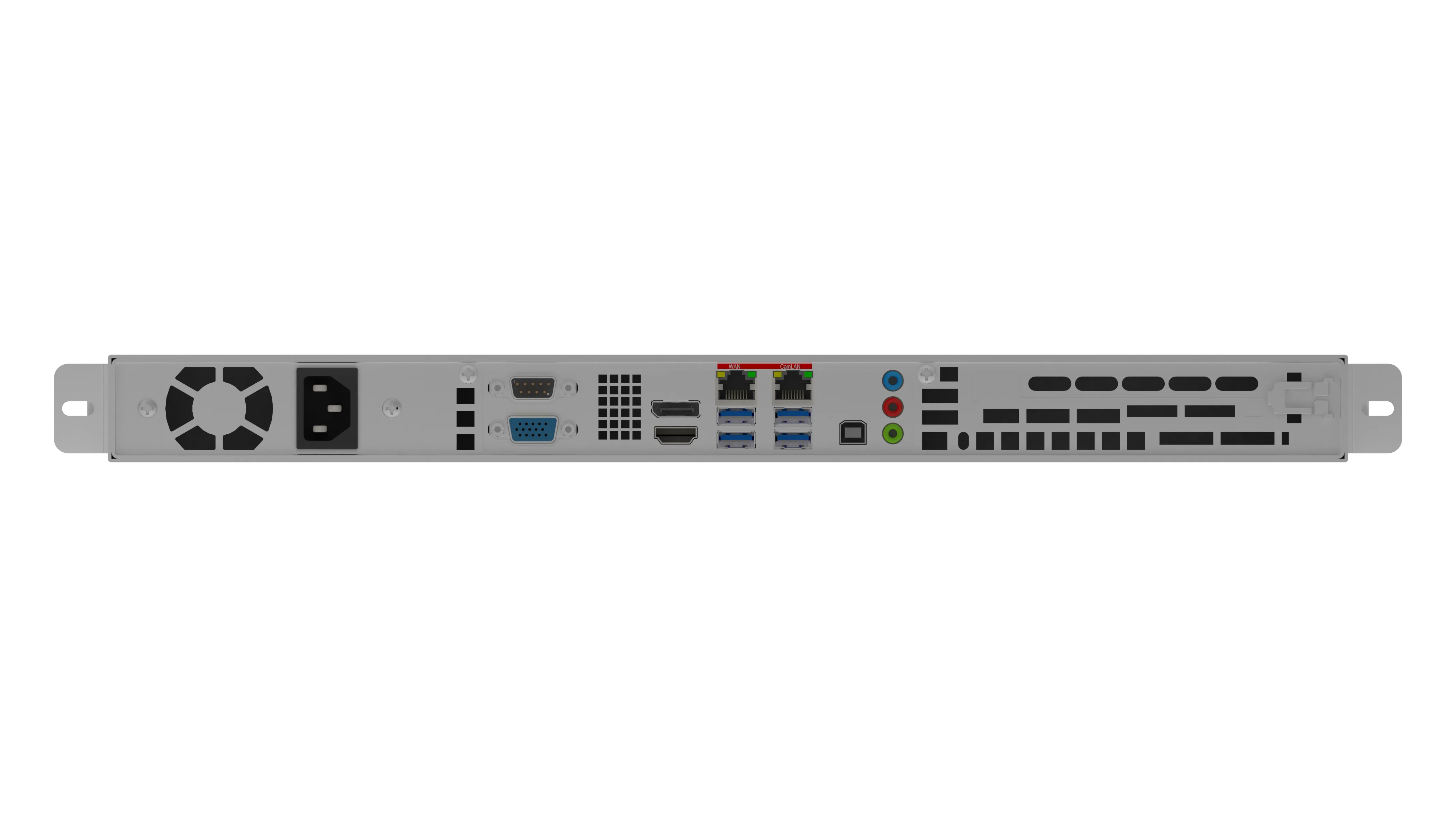 Hanwha - SKY-BR520-0 - CMVR 520 with 40TB (raw) 30TB (useable) RAID 5 (Enterprise Rack Form Factor)
 1MP: 62CH, 4MP: 50CH, Analytics: 20CH, up to 4 LPR cameras, 40TB (raw) 30TB (useable) RAID 5, (30 days for 40 cameras @ 4MP), VGA, HDMI, DP
 This pro